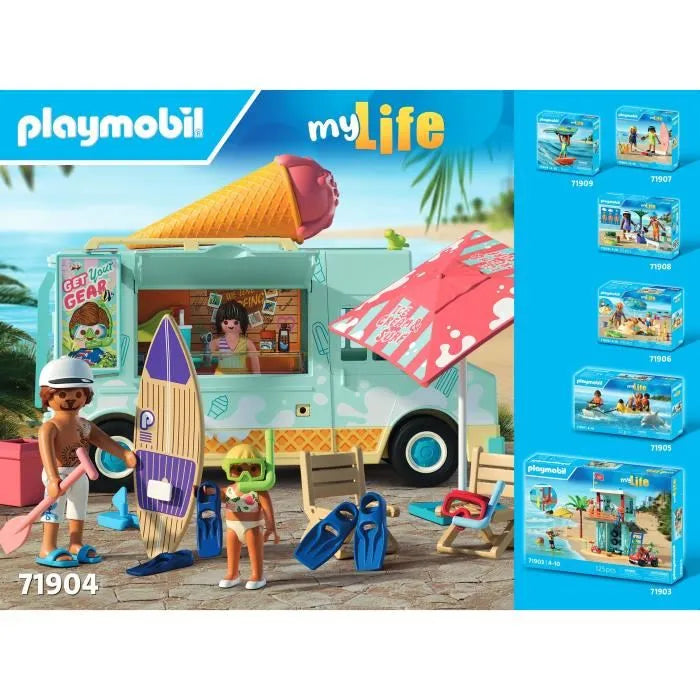 71904 Playmobil Ice Cream Truck with Surf Shop