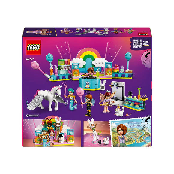 LEGO® Friends Costume Party with Unicorn & Fairy Pretend-Play Building Kit 42661