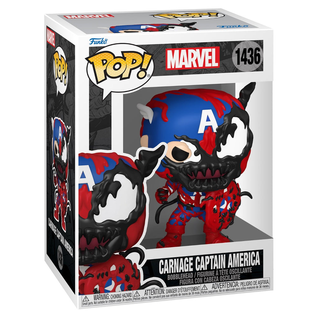 1436 Funko POP! Marvel - Carnage Captain America