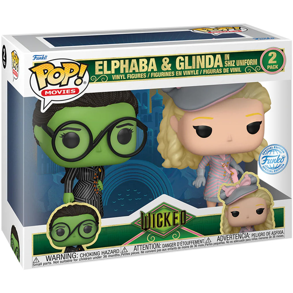 FUNKO POP!:WKD 2PK-ELPHABA & GLINDA(