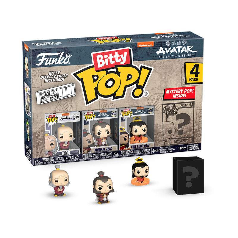 Funko Bitty POP! Avatar The Last Airbender - Iroh 4 Pack