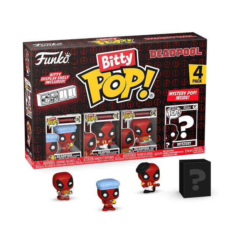 Funko Bitty POP! Deadpool Bath Time 4 Pack