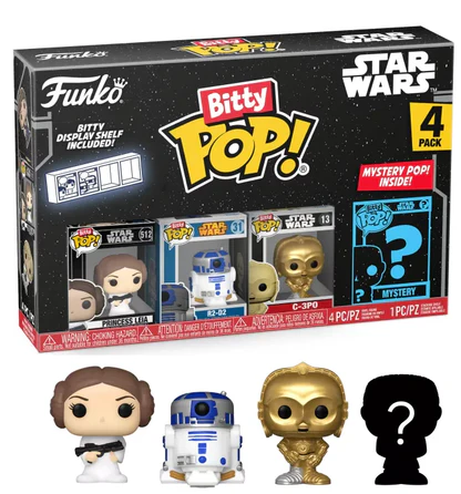 Funko Bitty POP! Star Wars - Leia 4 Pack