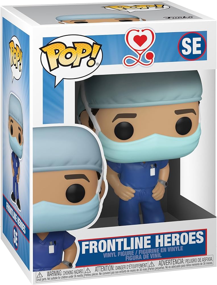 Funko POP! Frontline Worker Male Blue