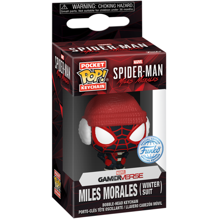 Funko POP! Spider-Man: Miles Morales - Miles Morales (Winter Suit) Keychain