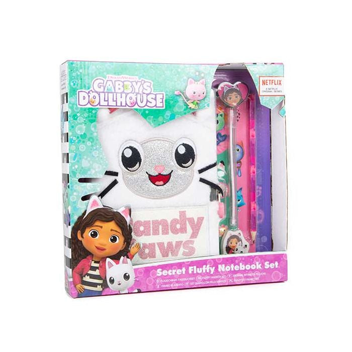 Gabby's Dollhouse Secret Fluffy Notebook Set