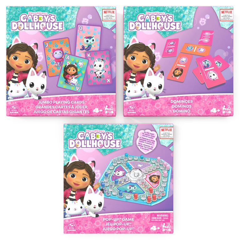 Gabby's Dollhouse 3 Pack Game Bundle