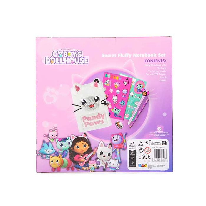 Gabby's Dollhouse Secret Fluffy Notebook Set