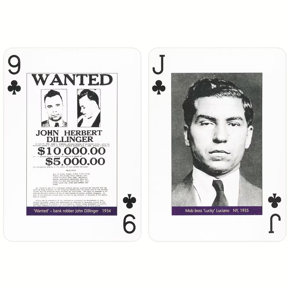 Gangsters Playing Cards