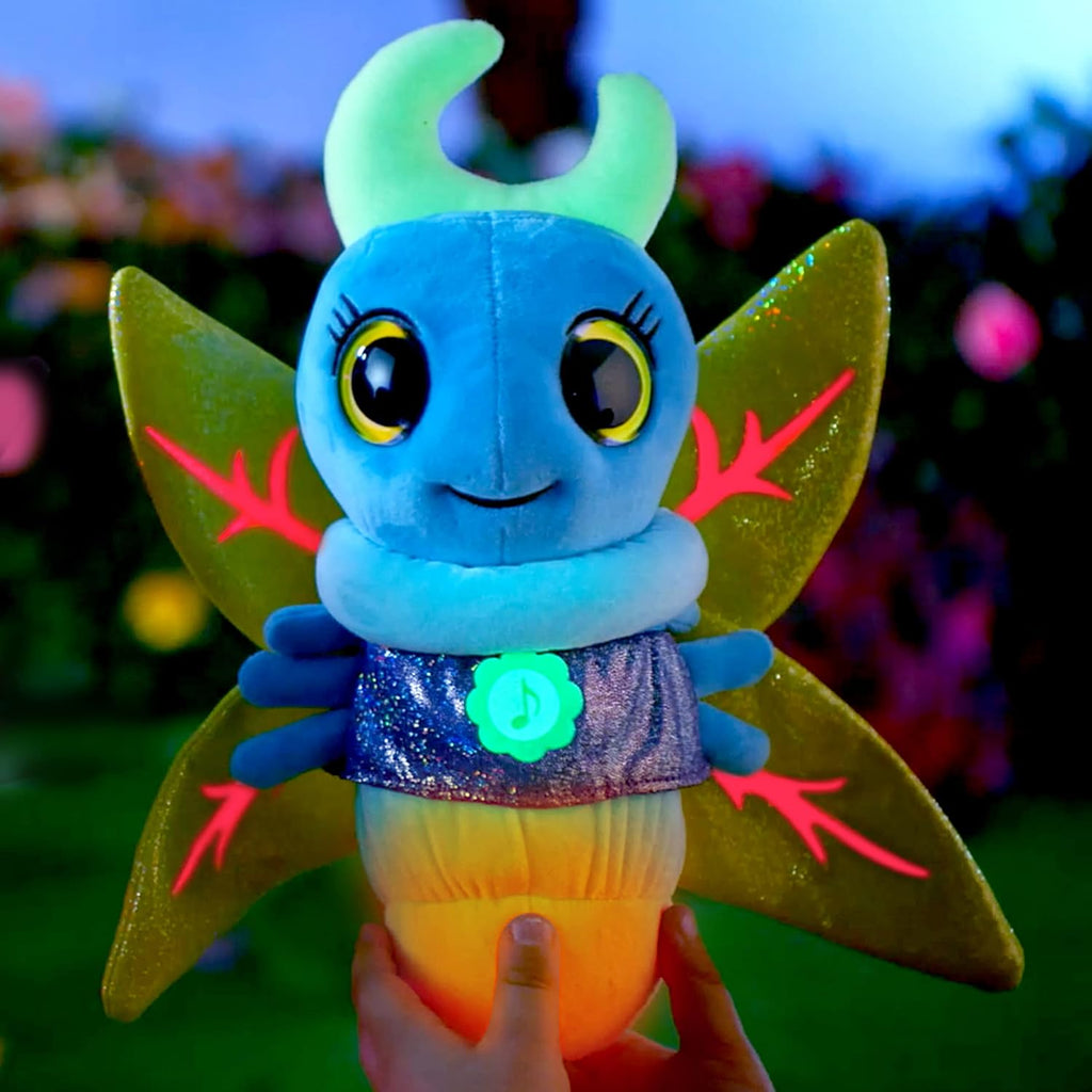 Glowies Firefly Plush Blue Glows Each