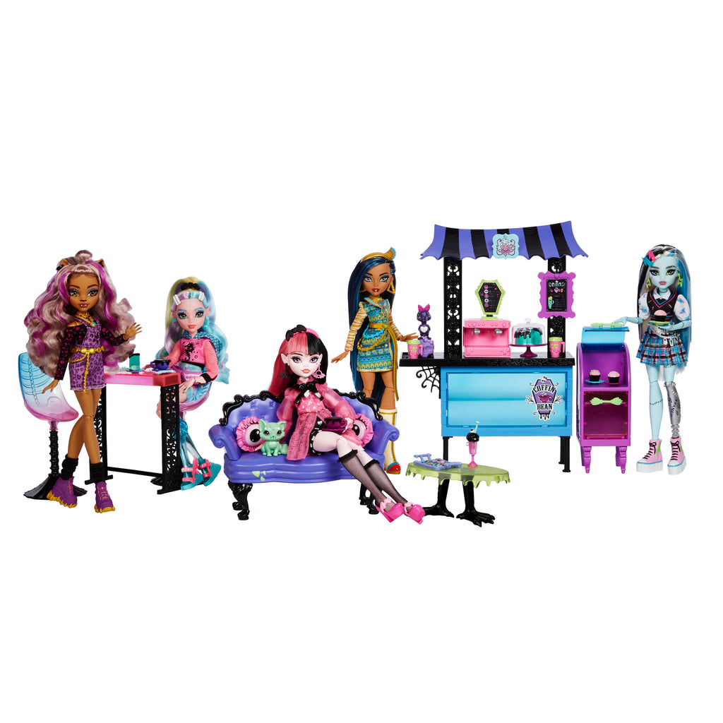 Monster High the Coffin Bean Café Lounge Playset