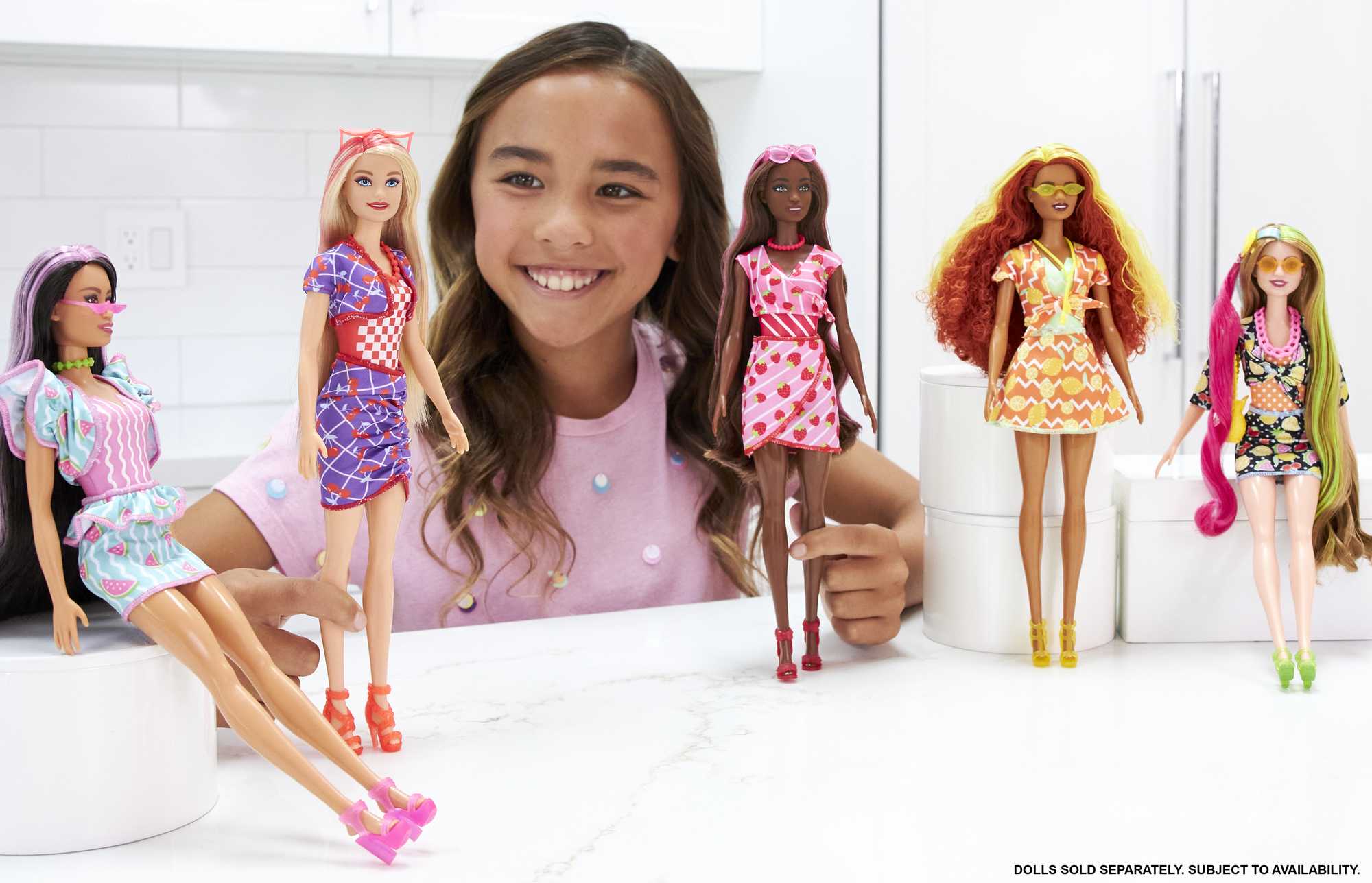 Barbie Pop Reveal Fruit Series Rise & Surprise Doll