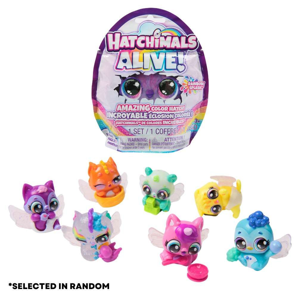 Hatchimals Alive Rainbow Splash 1 Pack Asstd Each