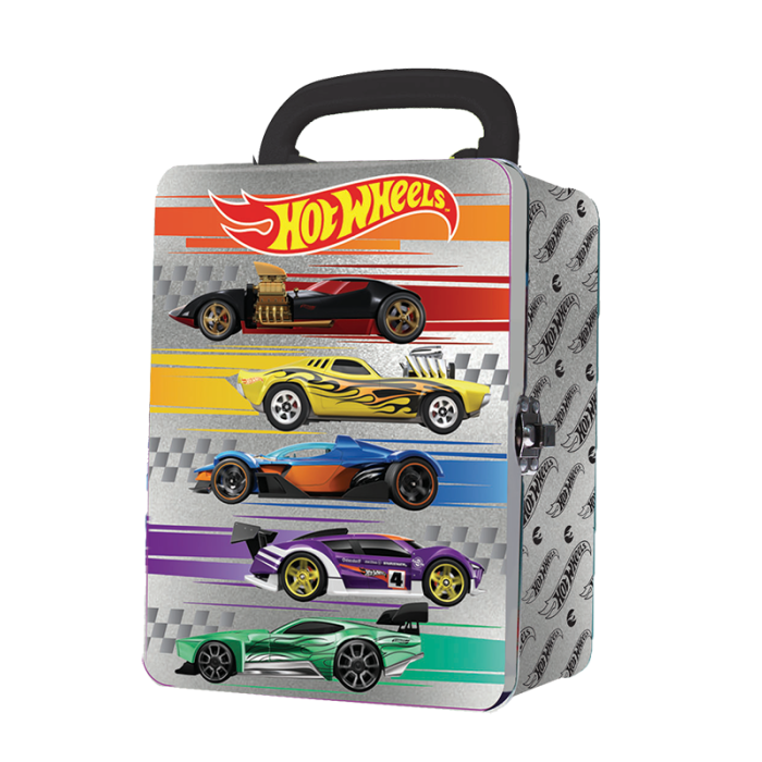 Hot Wheels Metal Car Case - Silver