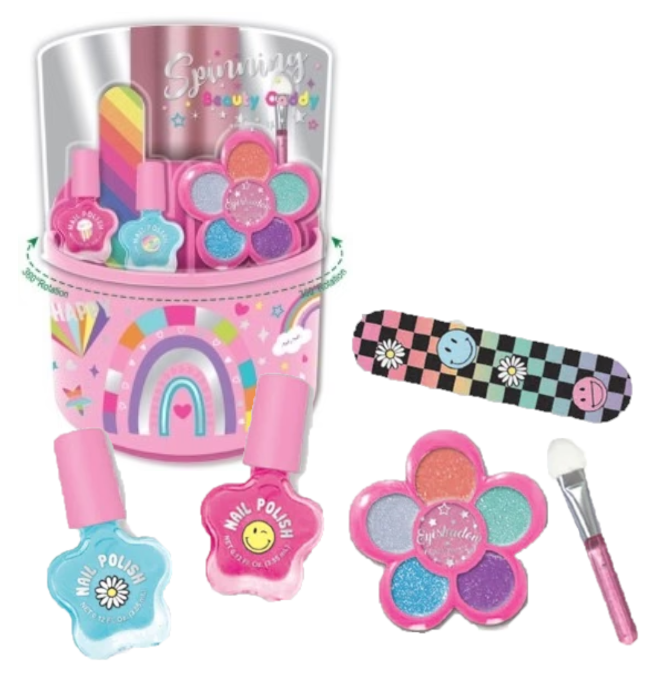 Hot Focus Rainbow Spinning Beauty Caddy