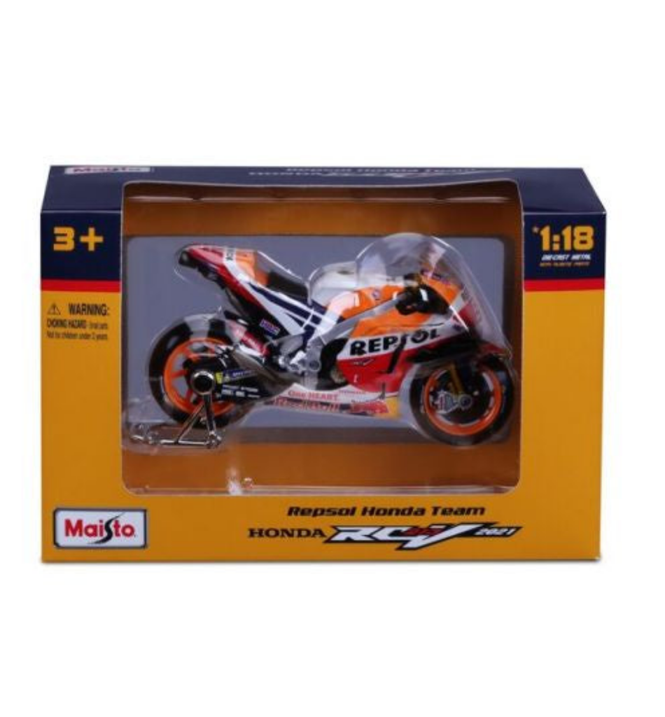 Maisto 1/18 Honda RC213V Repsol Team MotoGP 2021 #93 Marc Marquez