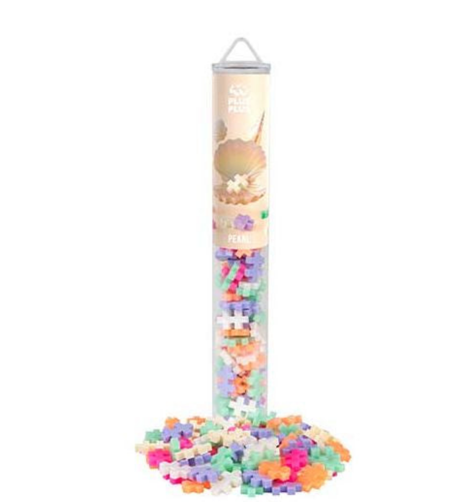 Plus-Plus Pearl Mix 100 Piece Tube