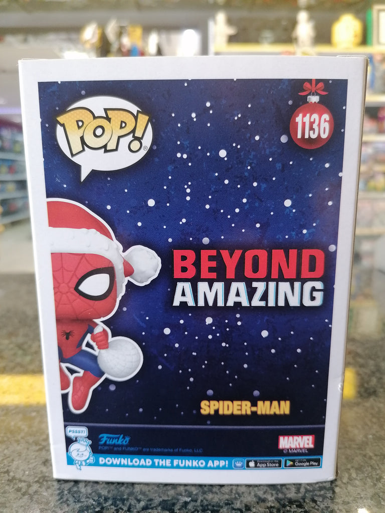 1136 Funko POP! Collector Shop Spider-Man - Spider-Man in Santa Hat