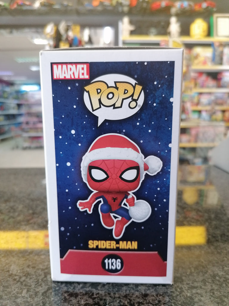 1136 Funko POP! Collector Shop Spider-Man - Spider-Man in Santa Hat