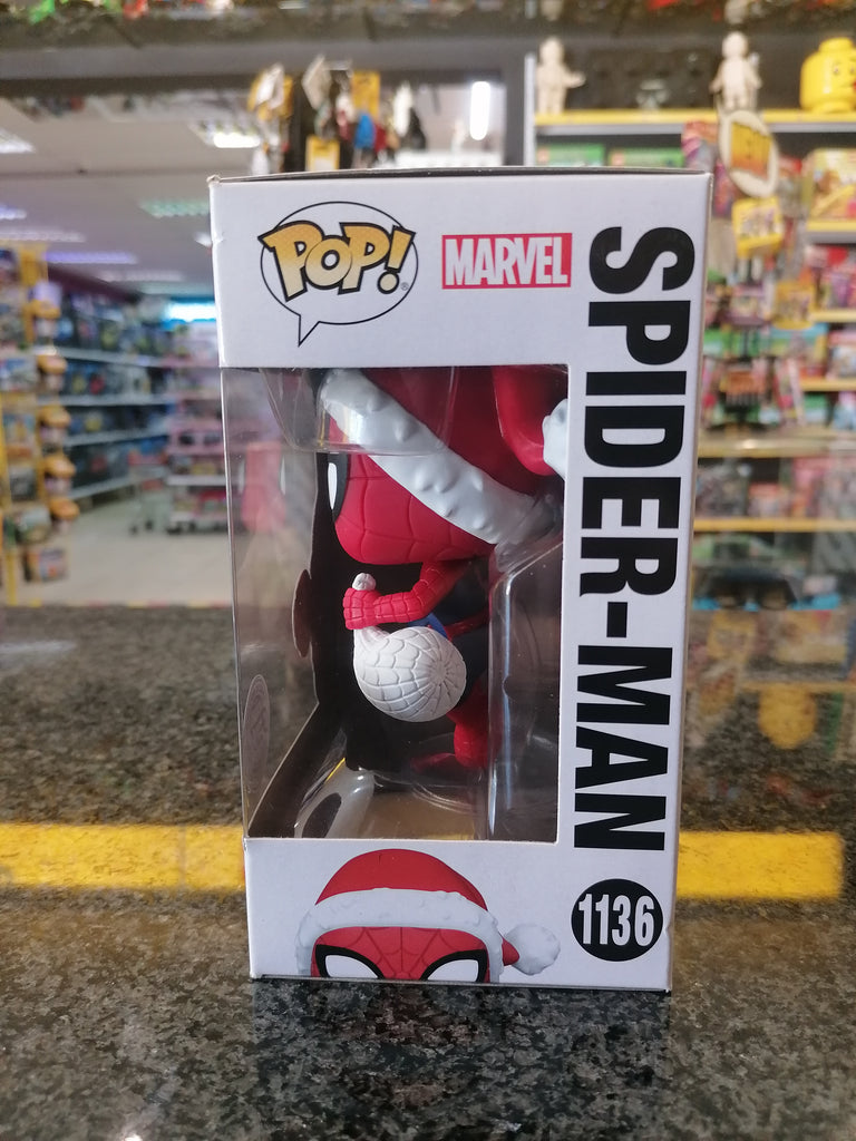 1136 Funko POP! Collector Shop Spider-Man - Spider-Man in Santa Hat