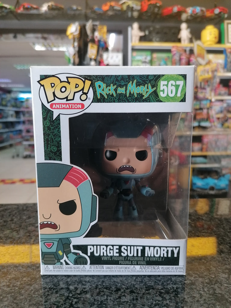 567 Funko POP! Rick an Morty - Purge Suit Morty