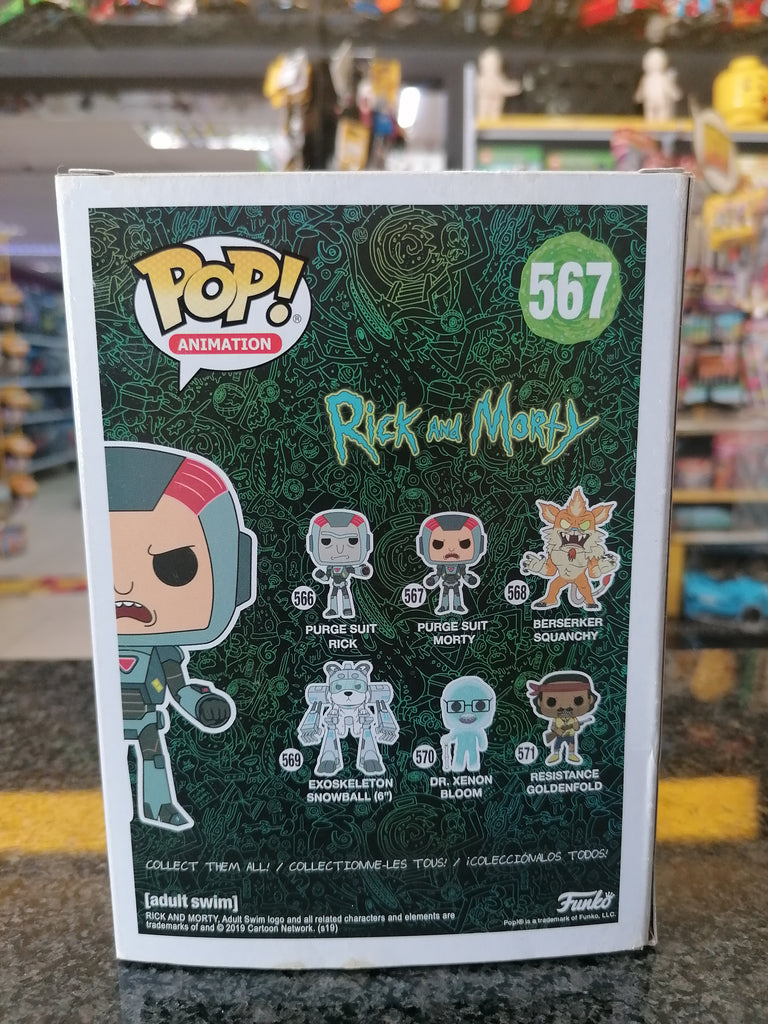 567 Funko POP! Rick an Morty - Purge Suit Morty