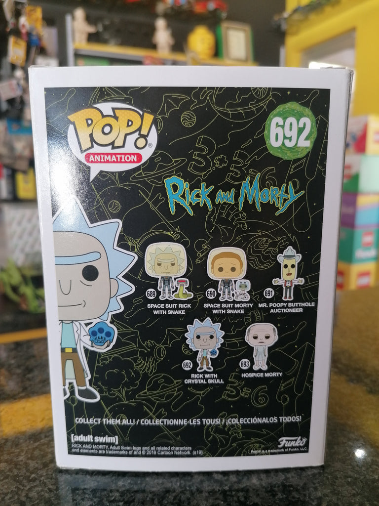 692 Funko POP! Collector Shop Rick & Morty - Rick with Crystal Skull