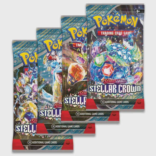 Pokémon Scarlet & Violet Stellar Crown Booster Pack Each