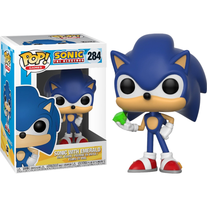 284 Funko POP! Sonic the Hedgehog - Sonic with Chaos Emerald