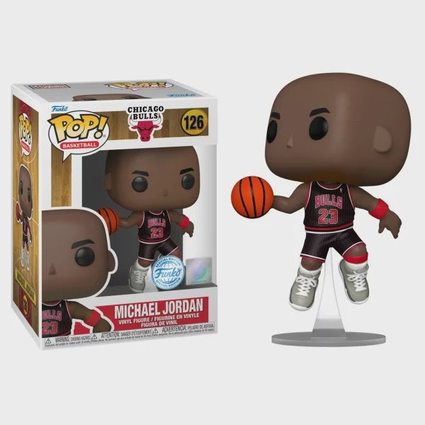 126 Funko POP! Michael Jordan NBA Chicago Bull (Black Jersey)