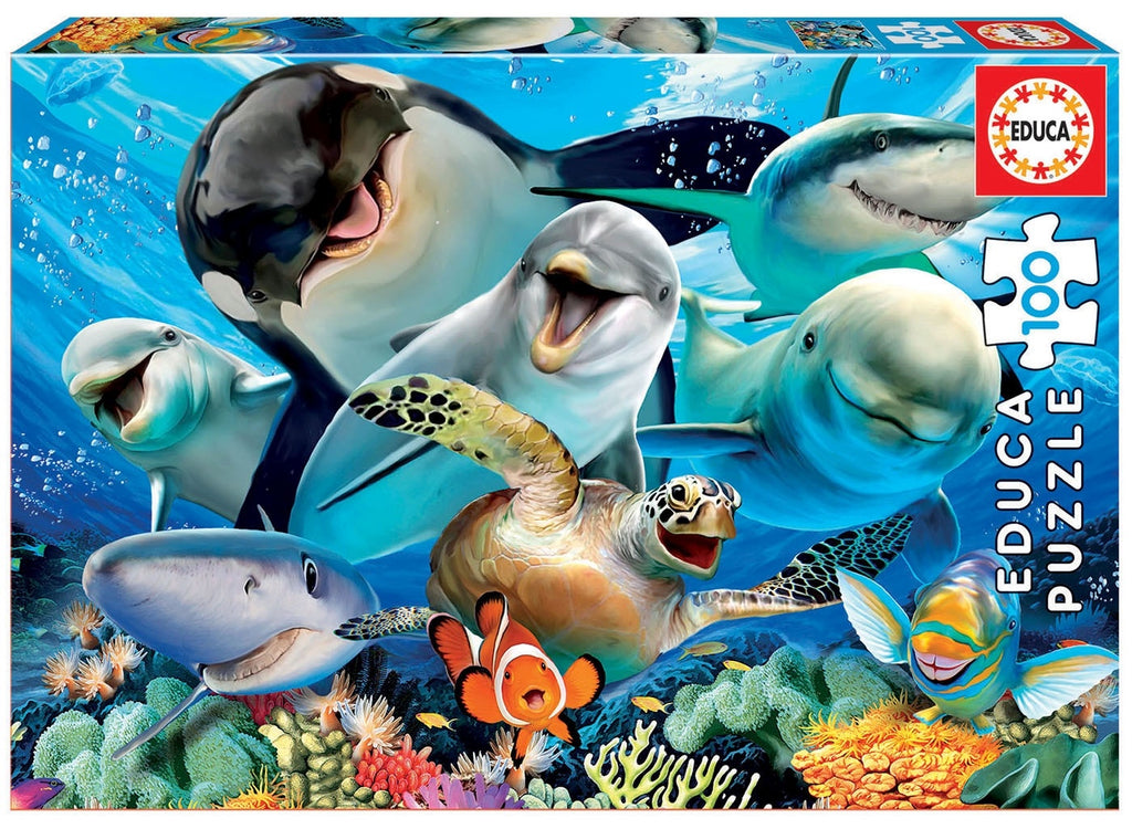 Educa Underwater Selfie 1000 Piece Puzzle