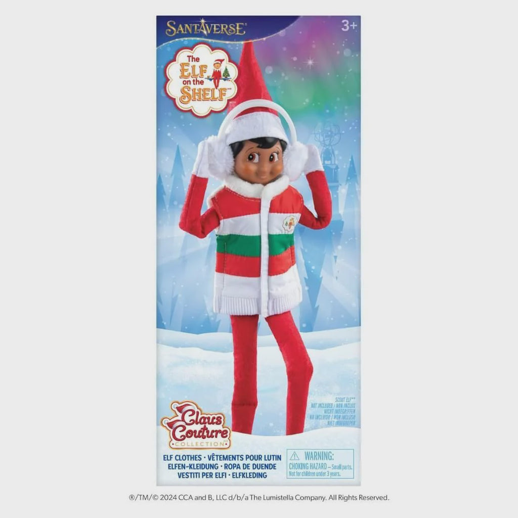 The Elf on the Shelf Claus Couture Bundle-Up Puffer Vest