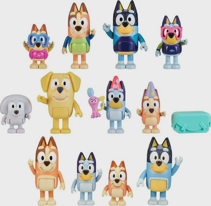 Bluey Season 9 - 4 Figure Pack Asst Each