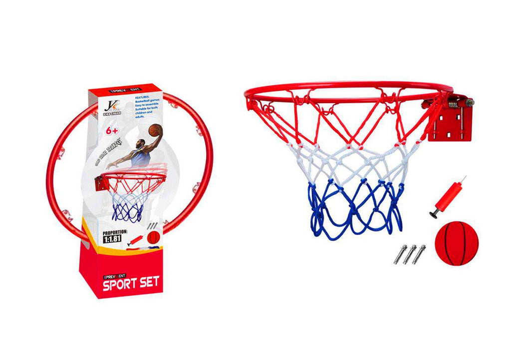 Basketball Set with Metal Hoop