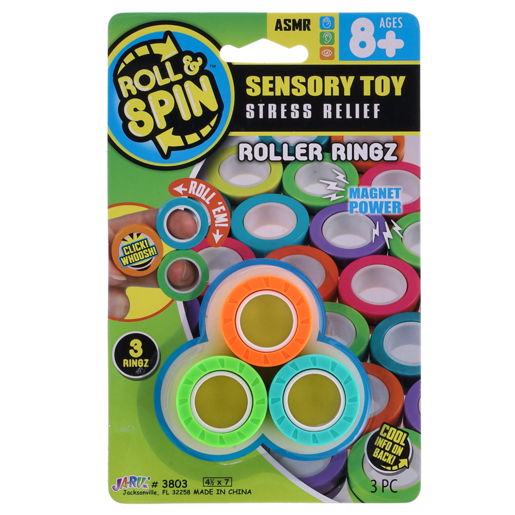 Jaru Roll & Spin Roller Ringz Asst Each