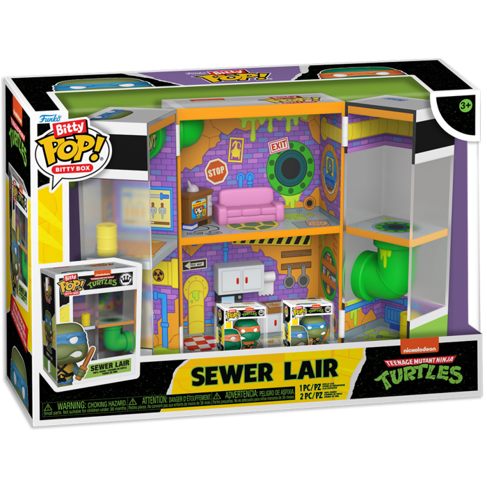 Funko Bitty POP! Boxes: TMNT - Sewer Home