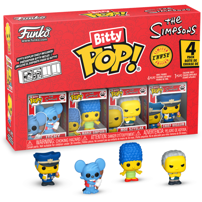 Funko Bitty POP! Simpsons - Itchy 4Pk