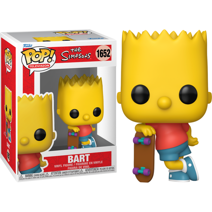 1652 Funko POP! The Simpsons - Bart with Skateboard