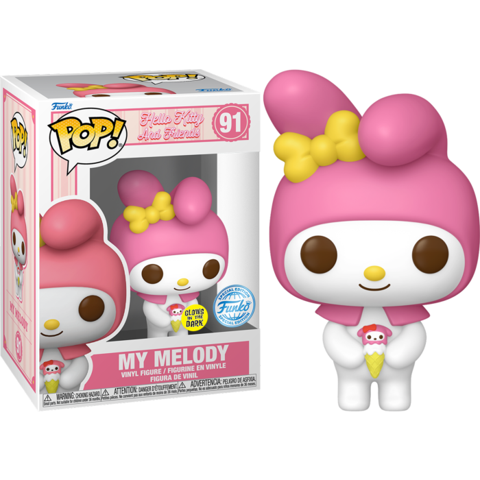 91 Funko POP! Hello Kitty and Friends - My Melody Glow-in-the-Dark