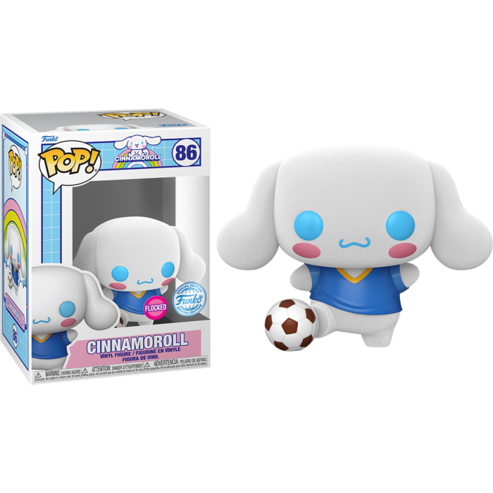 86 Funko POP! Cinnamoroll with Soccer Ball Flocked