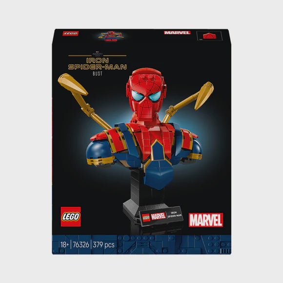 LEGO® ǀ Marvel Iron Spider-Man Bust Collectible Adult Building Set 76326