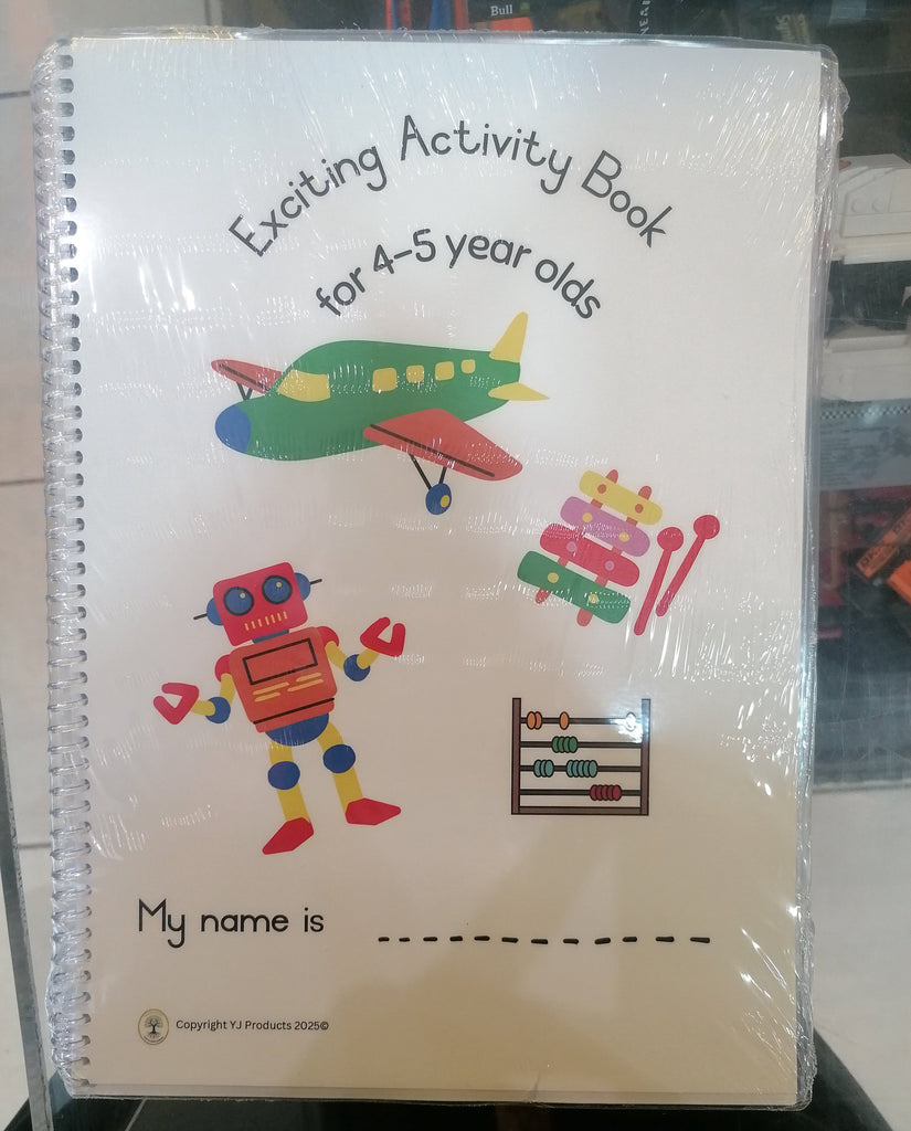 Exciting Activity Book for 4-5 Year Olds