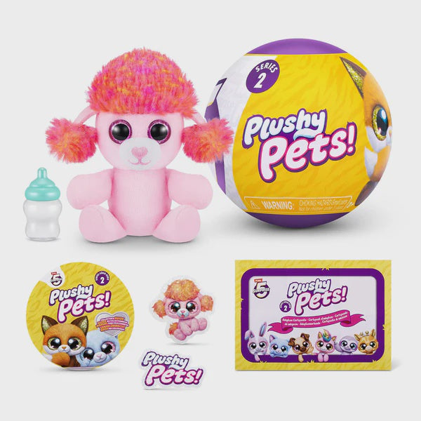 5 Surprise - Plushy Pets - Series 2 - Capsule Astd each