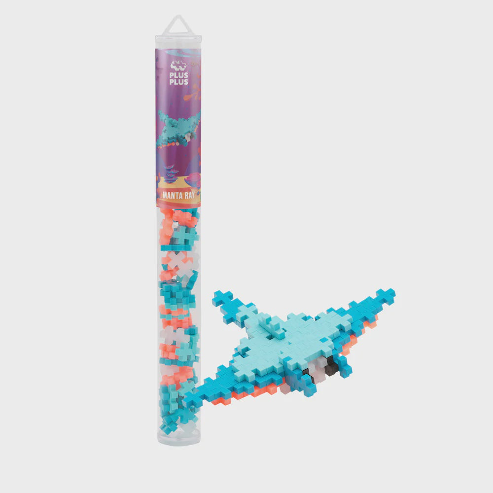Plus Plus Manta Ray 100 Pcs Tube