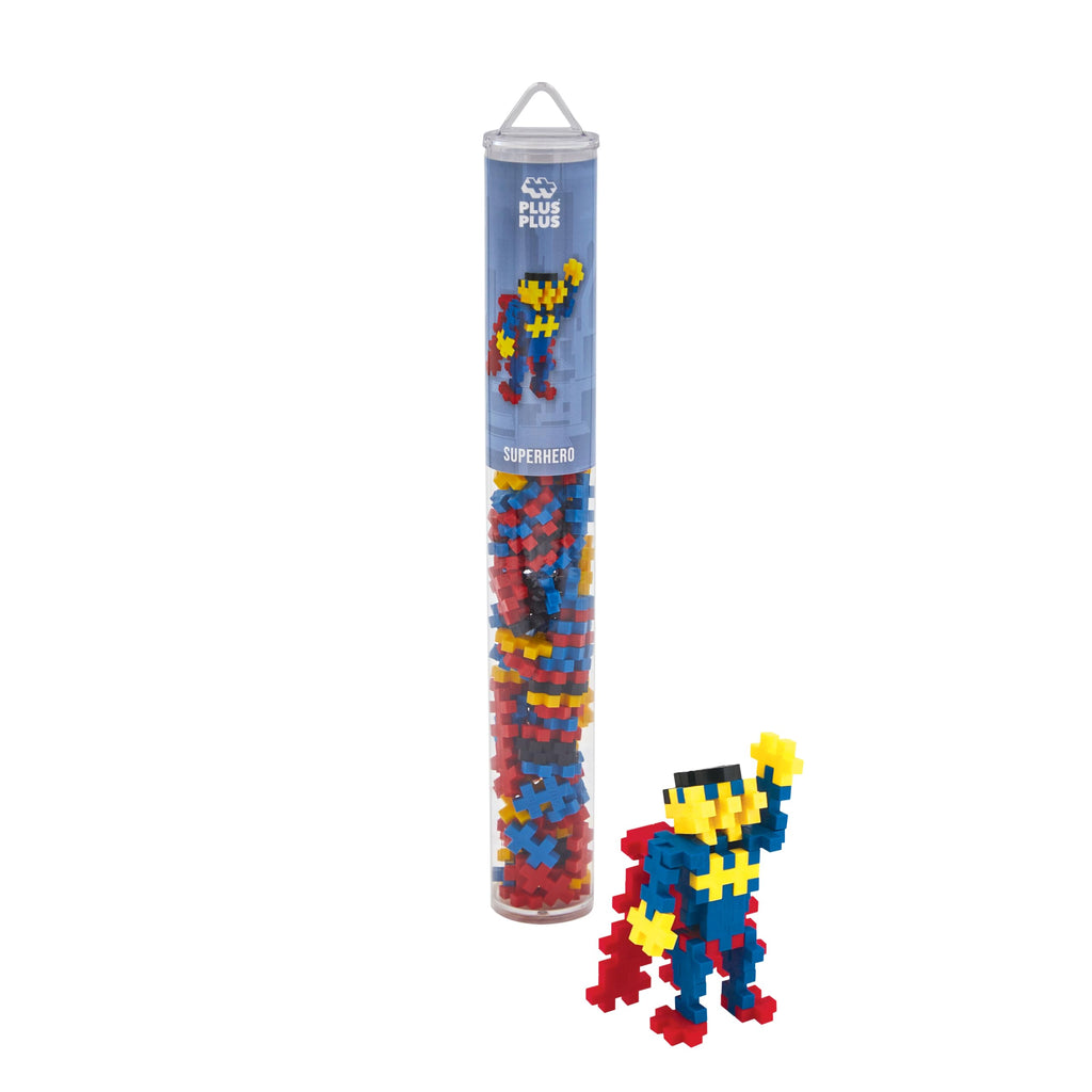 Plus Plus Superhero 100 Pcs Tube