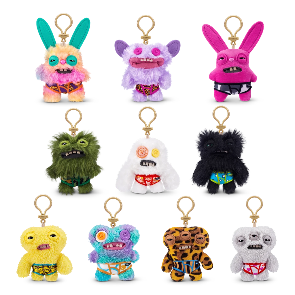 Fuggler - Key Rings 5” - Series 3 - Plush Asstd Each