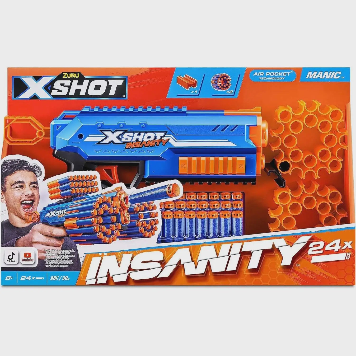 XShot - Insanity - Series 1 - Manic (24 Darts)