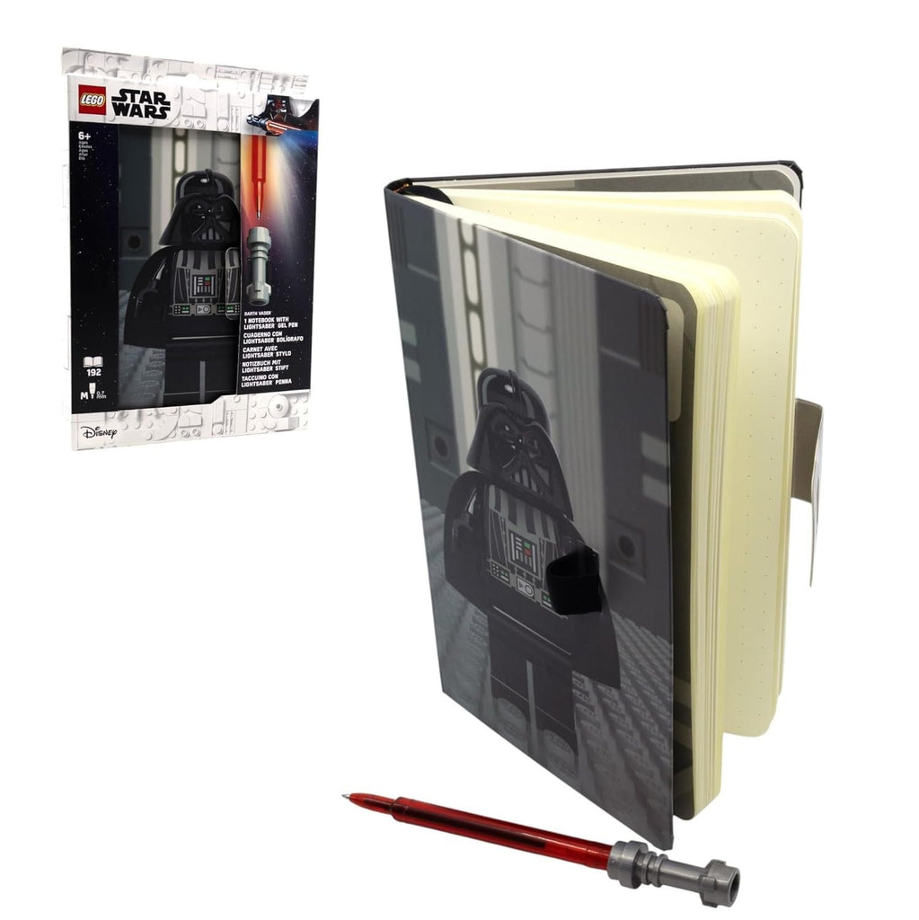 LEGO Star Wars - Darth Vader - A5 Dotted Notebook with Lightsaber Gel Pen