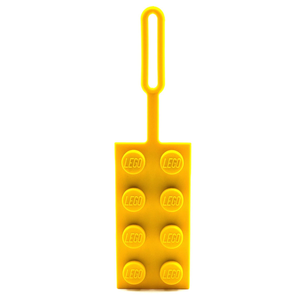 LEGO 2x4 Brick Yellow Bag Tag