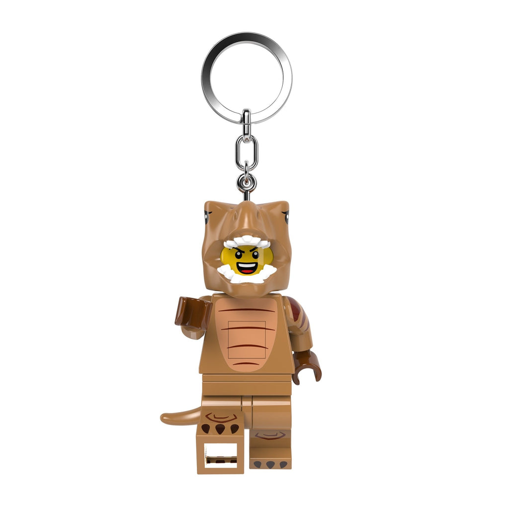 LEGO Minifigures T-Rex Costume Fan Key Chain Light